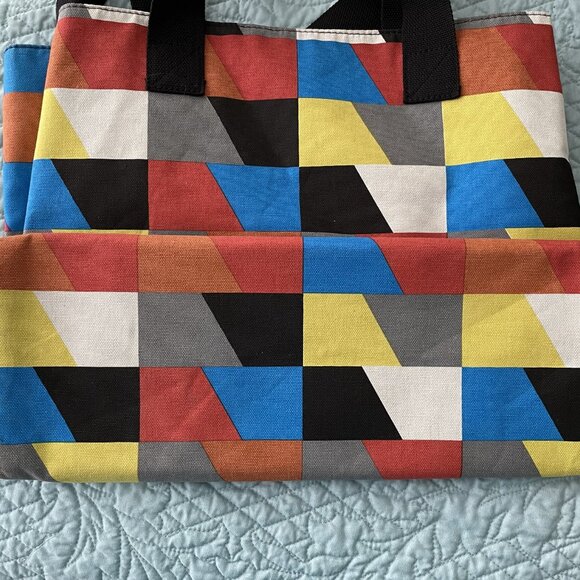 Momentum Textiles Multi Color Tote Shopping Bag - Picture 6 of 7